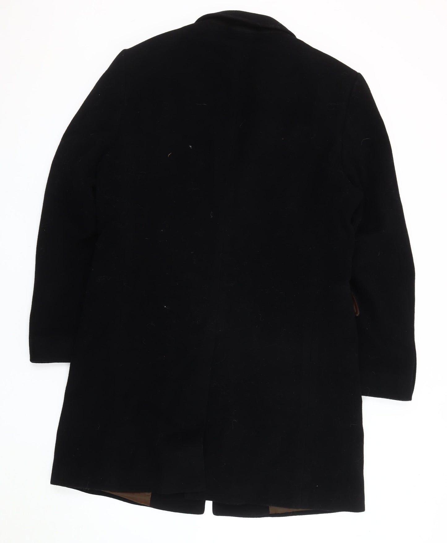 Marks and Spencer Men's Black Wool Cashmere Blend Overcoat