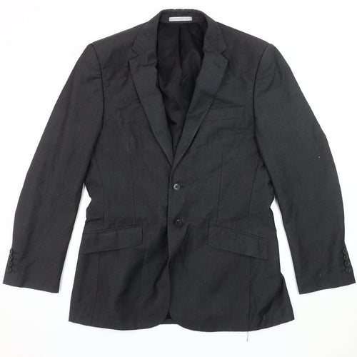 Jack Reid Men's Silver Grey Blazer 38 Regular