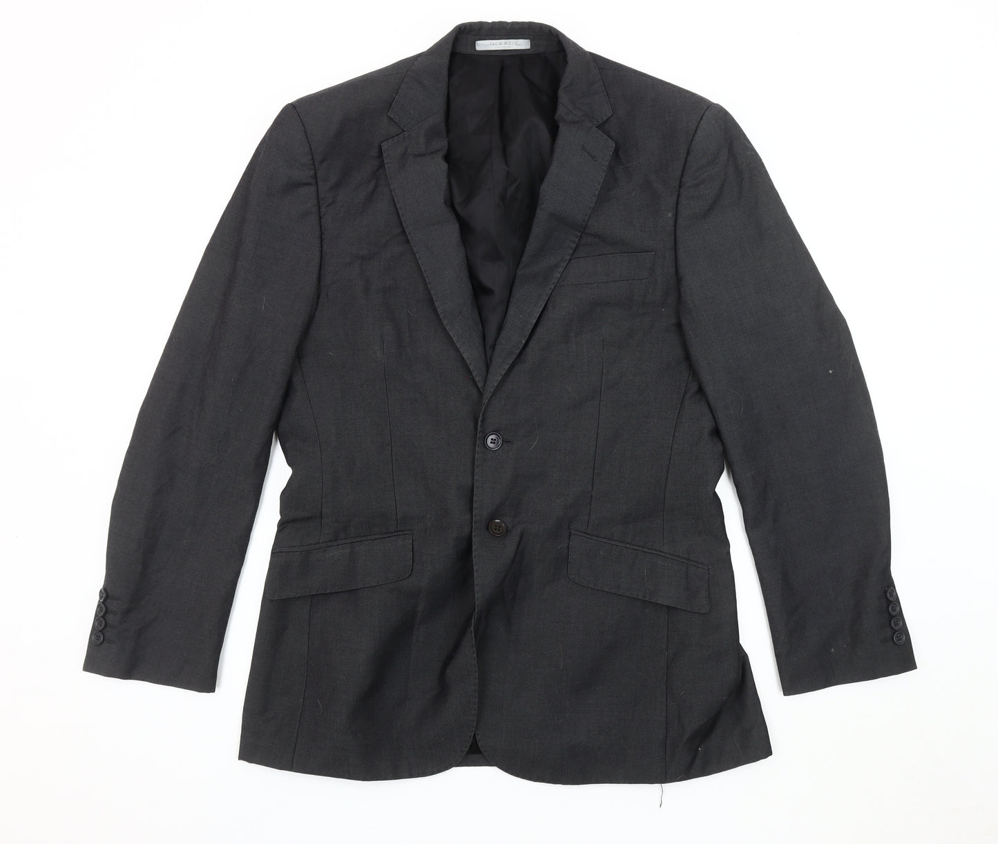 Jack Reid Men's Silver Grey Blazer 38 Regular