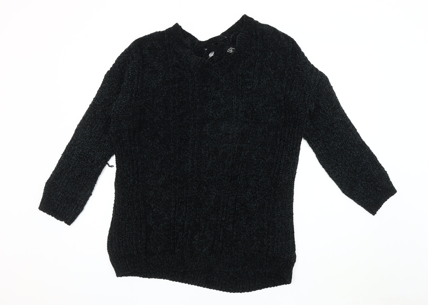 Derek Heart Women's Black Jumper Size L