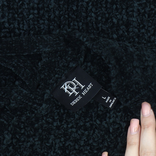 Derek Heart Women's Black Jumper Size L
