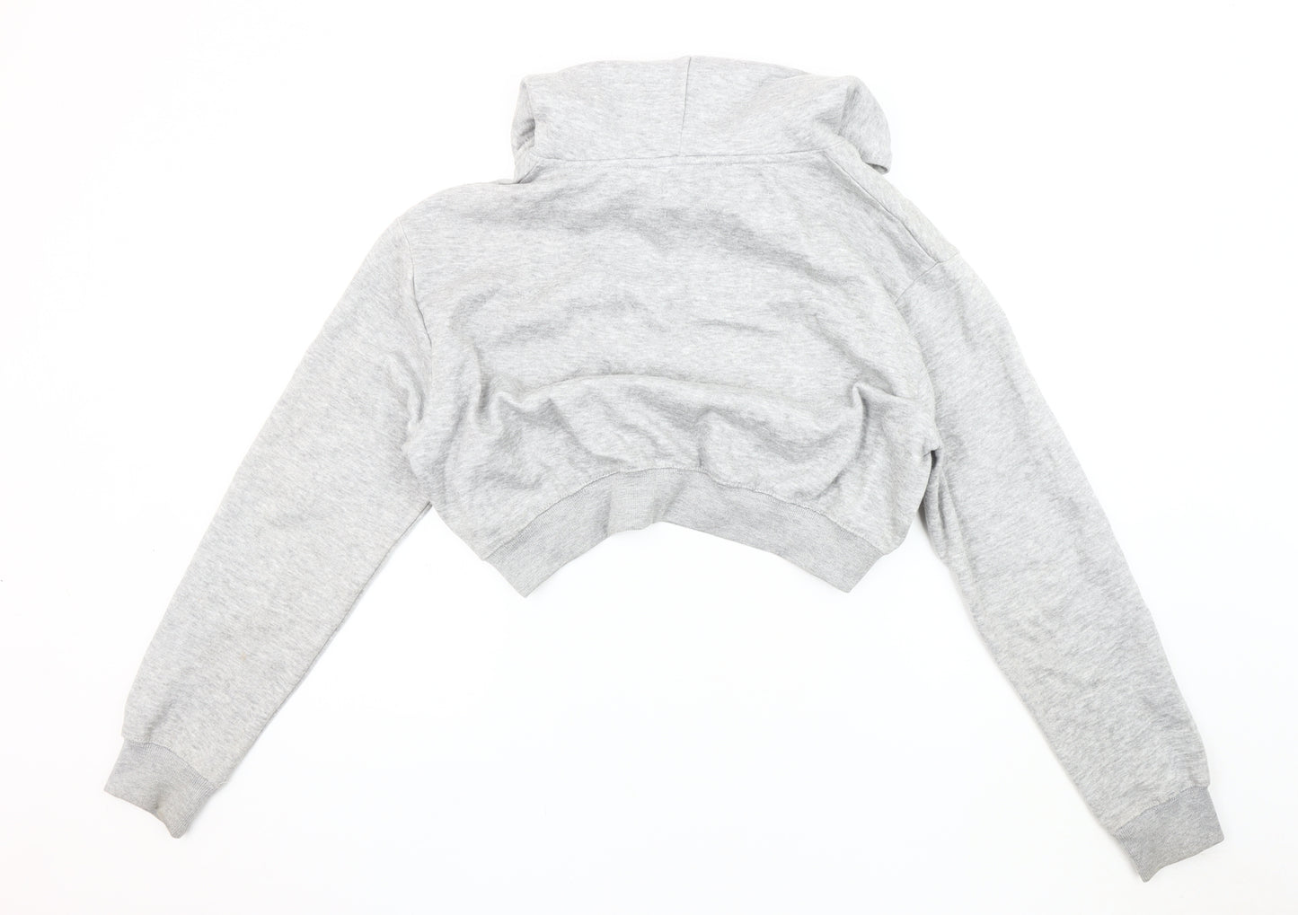 Hype Women's Grey Hoodie, Size 12, Logo Design, Casual