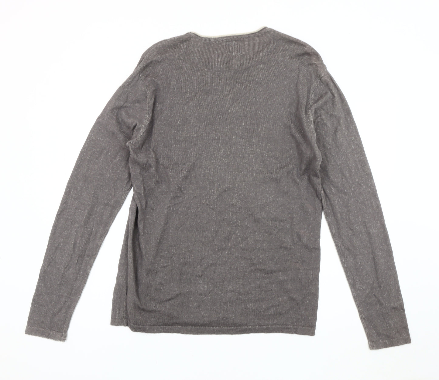 REBEL Men's Grey L Pullover Jumper, Autumn-Winter