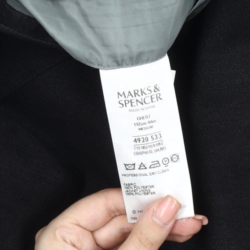 Marks and Spencer Men's Graphite Blazer Medium 44R