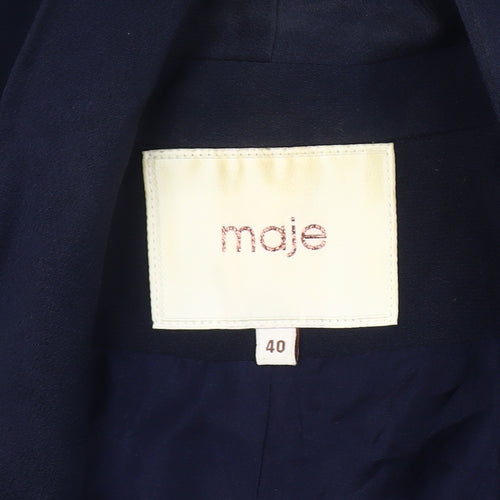 Maje Women's Blue Blazer Size 12