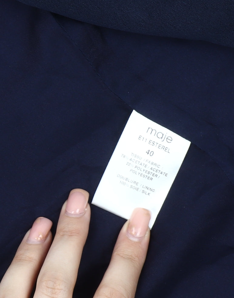 Maje Women's Blue Blazer Size 12