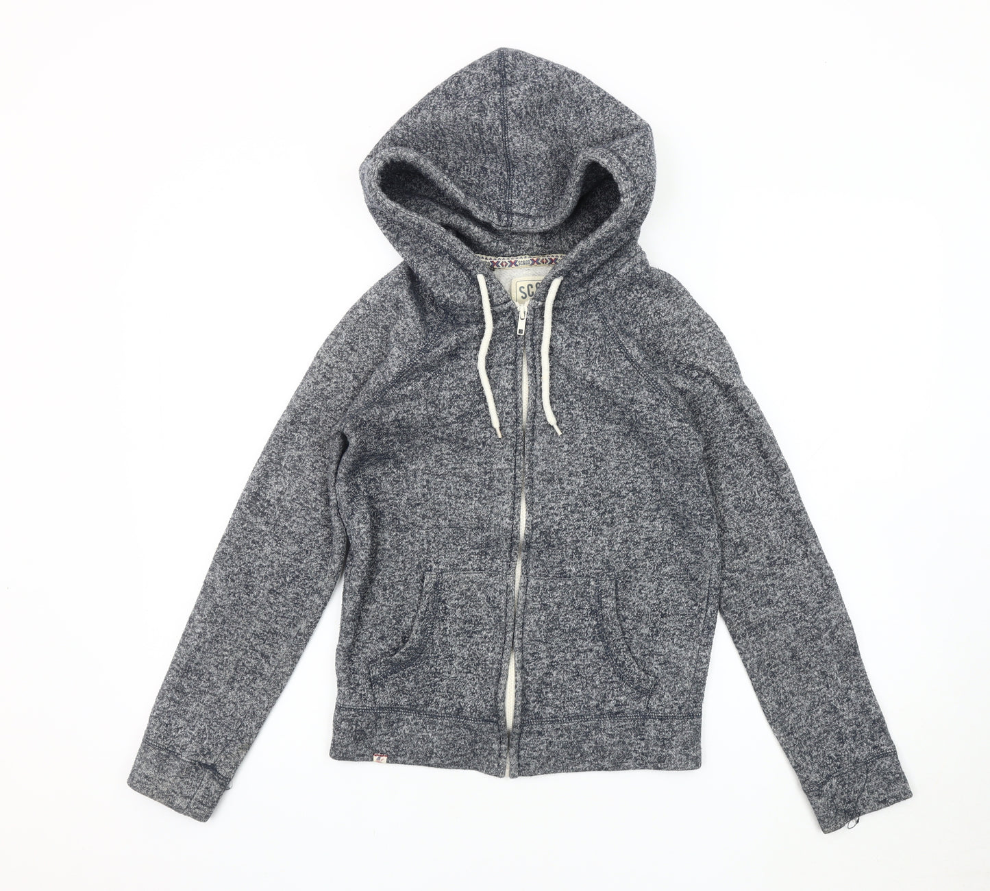 SoulCal & Co Women's Grey Hooded Jacket Size 6