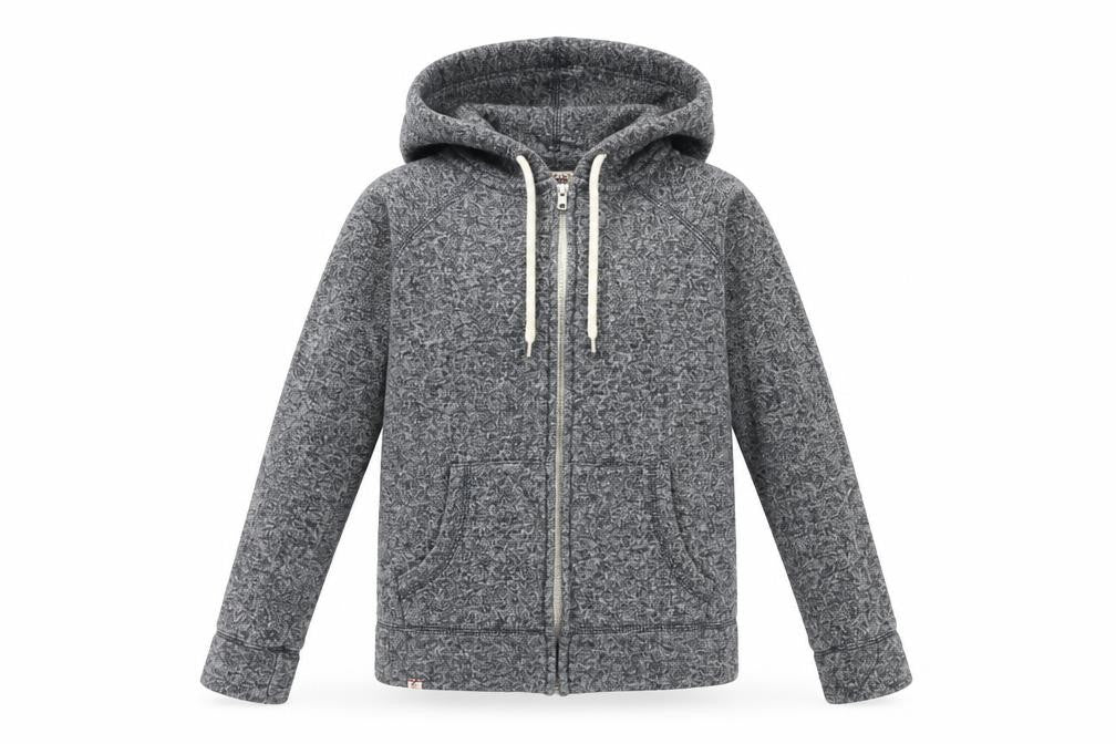 Front view of SoulCal Women's Grey Hooded Jacket, size 6