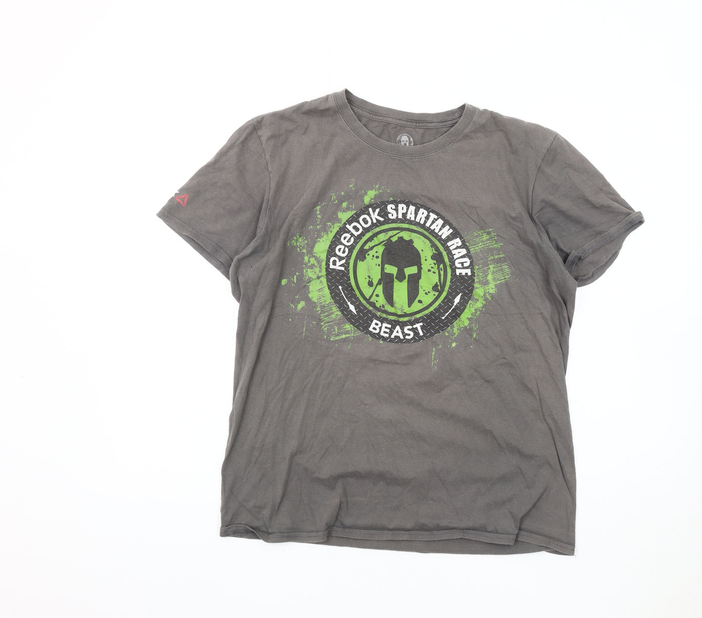 Reebok Men’s Grey Spartan Race T-Shirt, Large