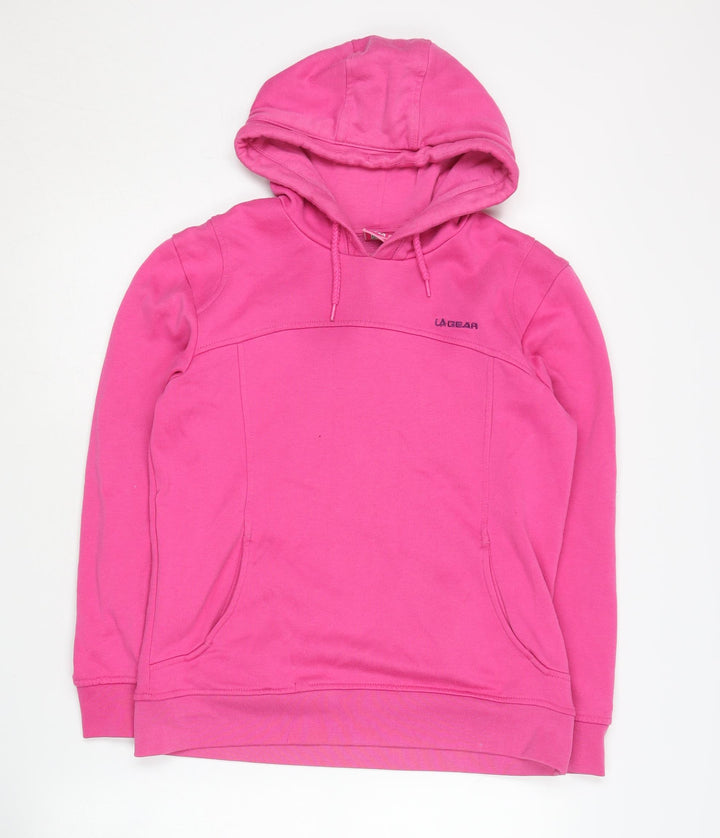 LA Gear Women's Pink Pullover Hoodie Size 10