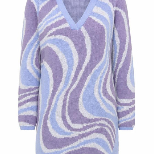 Asos Women's Purple Blue Jumper Dress Size 10
