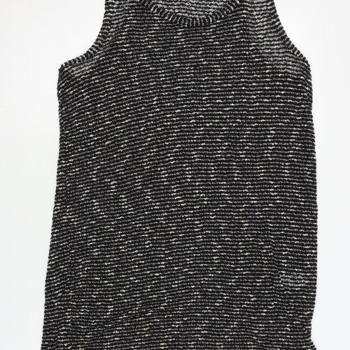 Next Women’s Black Striped Tank Dress Size 16