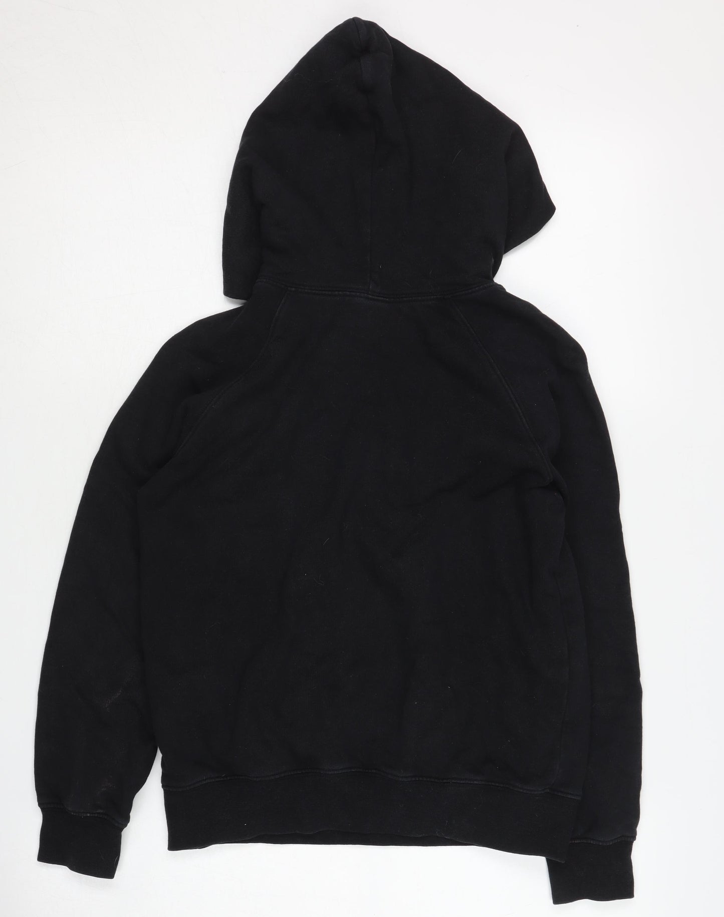 Replay Boys Black Hoodie, Size 10, Cotton Pullover