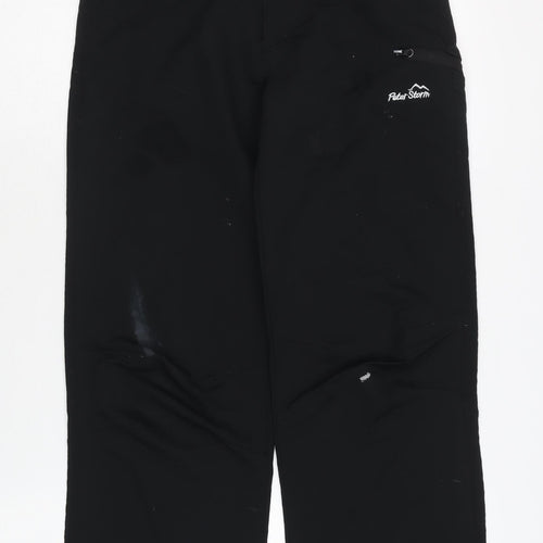 Peter Storm Girls Black Trousers - 13 Years, Straight Fit