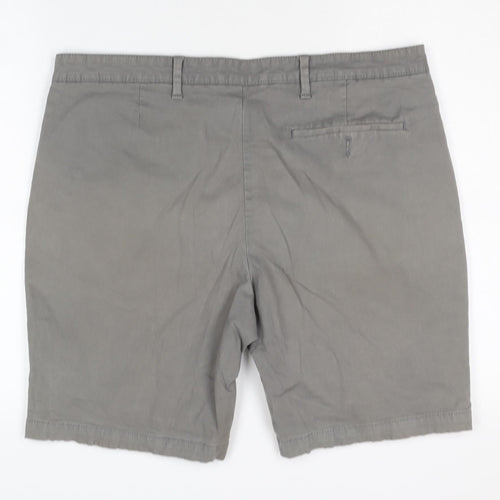 Marks and Spencer Men's Grey Chino Shorts Size 38