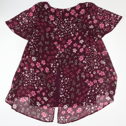 Bonmarché Women's Multicoloured Floral Blouse Size 10