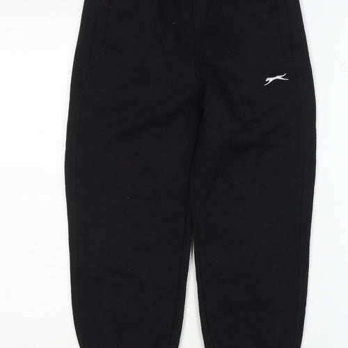 Slazenger Boys Black Jogger Trousers 7-8 Years