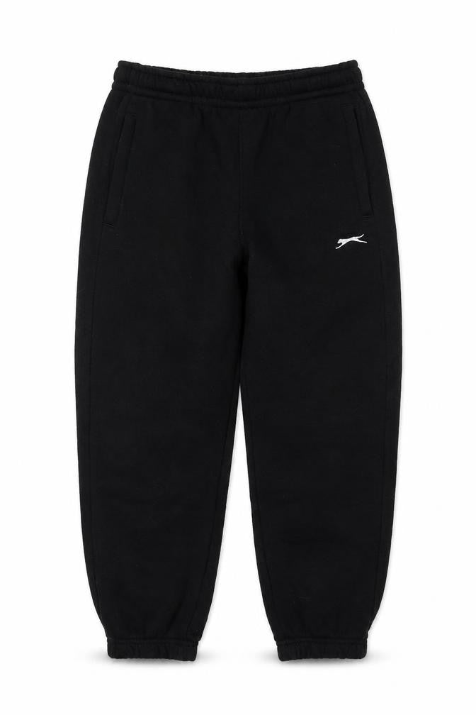 Front view of Slazenger boys’ black jogger trousers 7-8 years