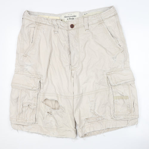 Abercrombie & Fitch Men’s Beige Cargo Shorts Size 36