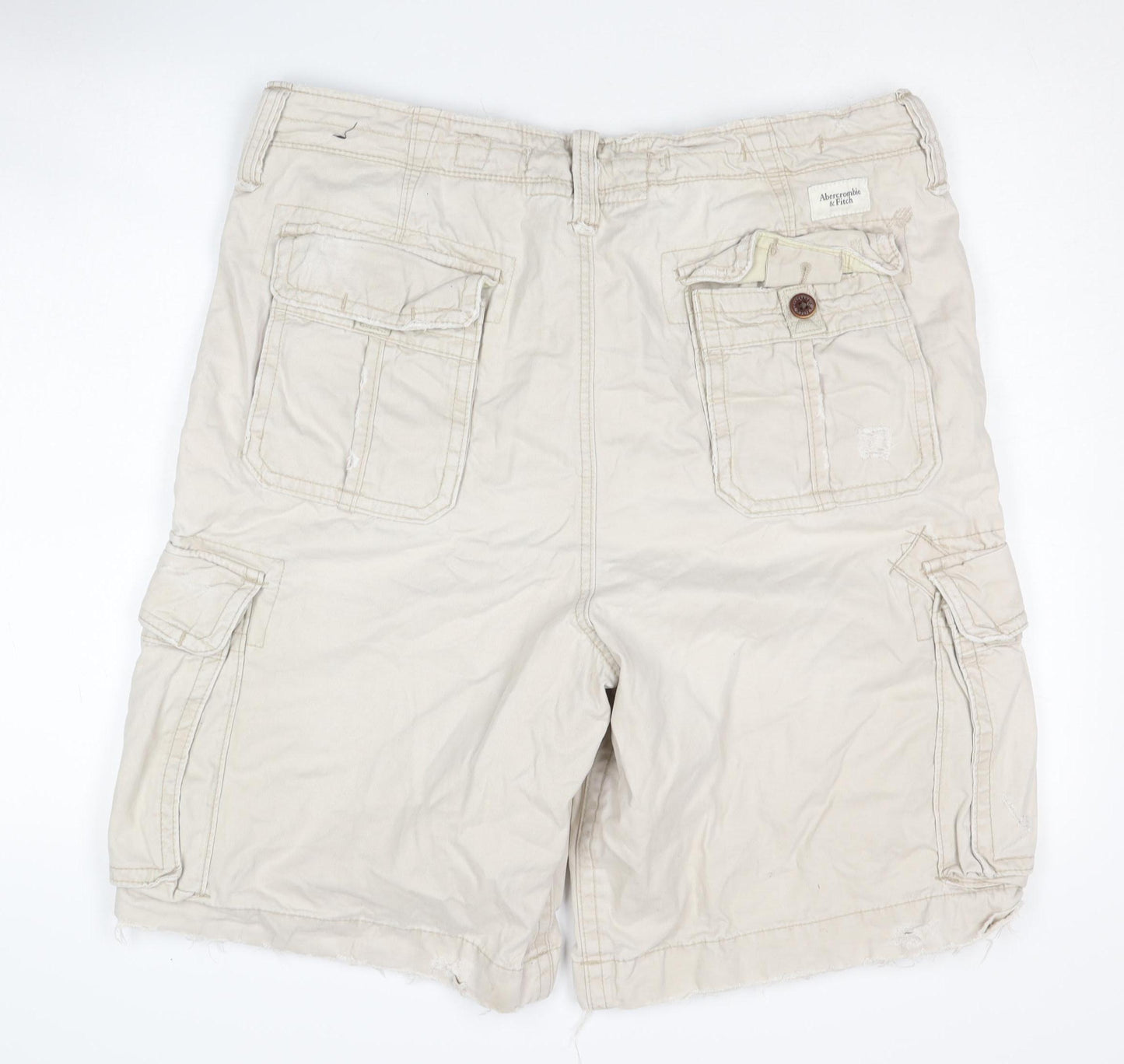 Abercrombie & Fitch Men’s Beige Cargo Shorts Size 36