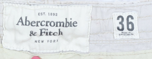 Abercrombie & Fitch Men’s Beige Cargo Shorts Size 36