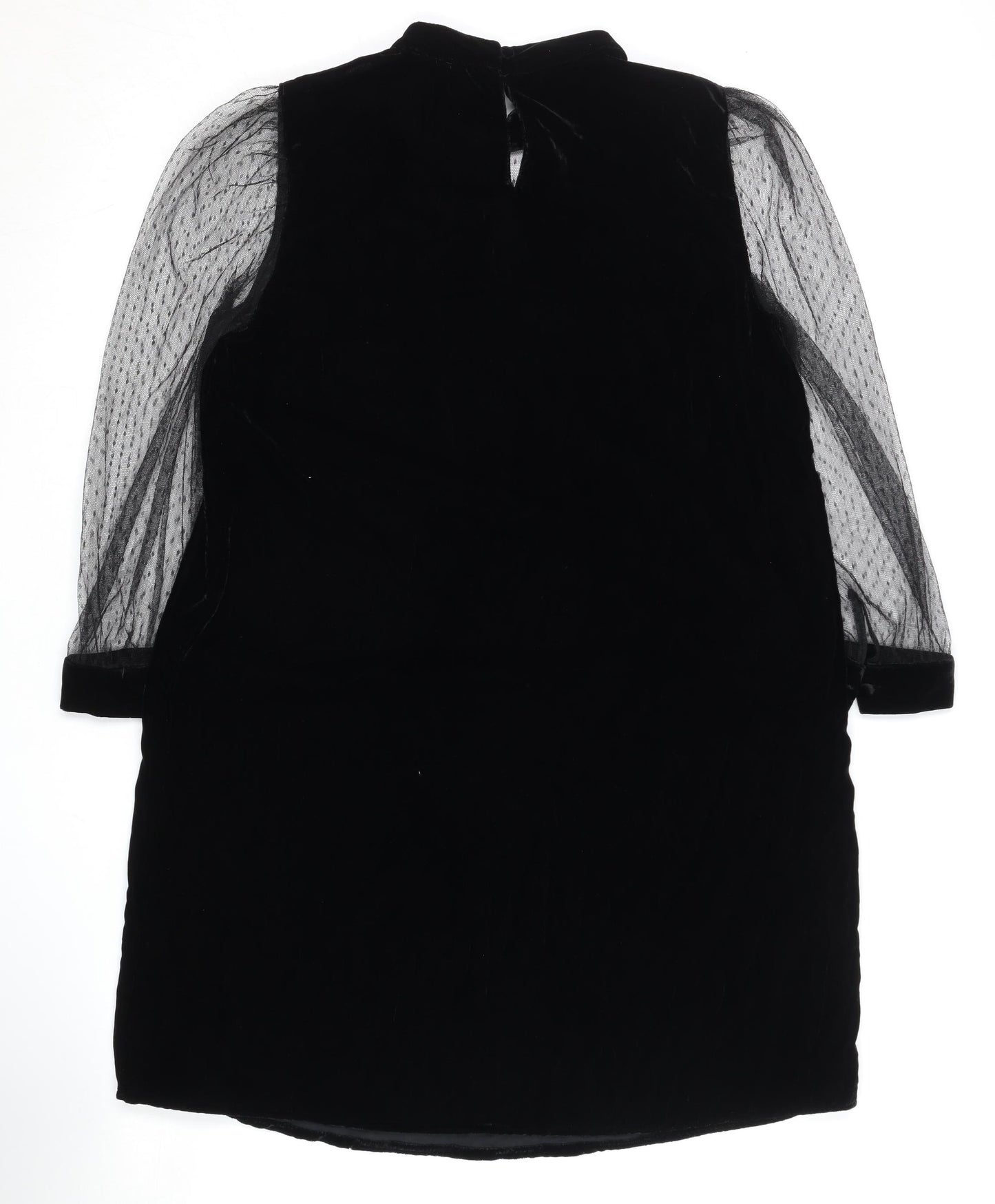 Zara Women's Black Sheath Dress, Size 12, Party Ready