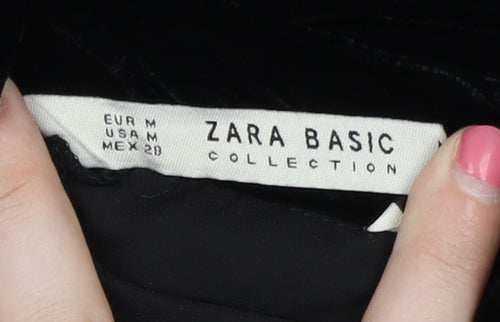 Zara Women's Black Sheath Dress, Size 12, Party Ready
