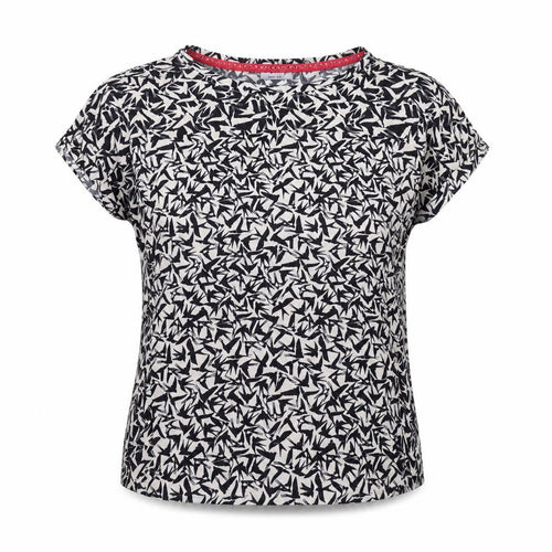 Marks and Spencer Women's Black Animal Print T-Shirt, Size 10
