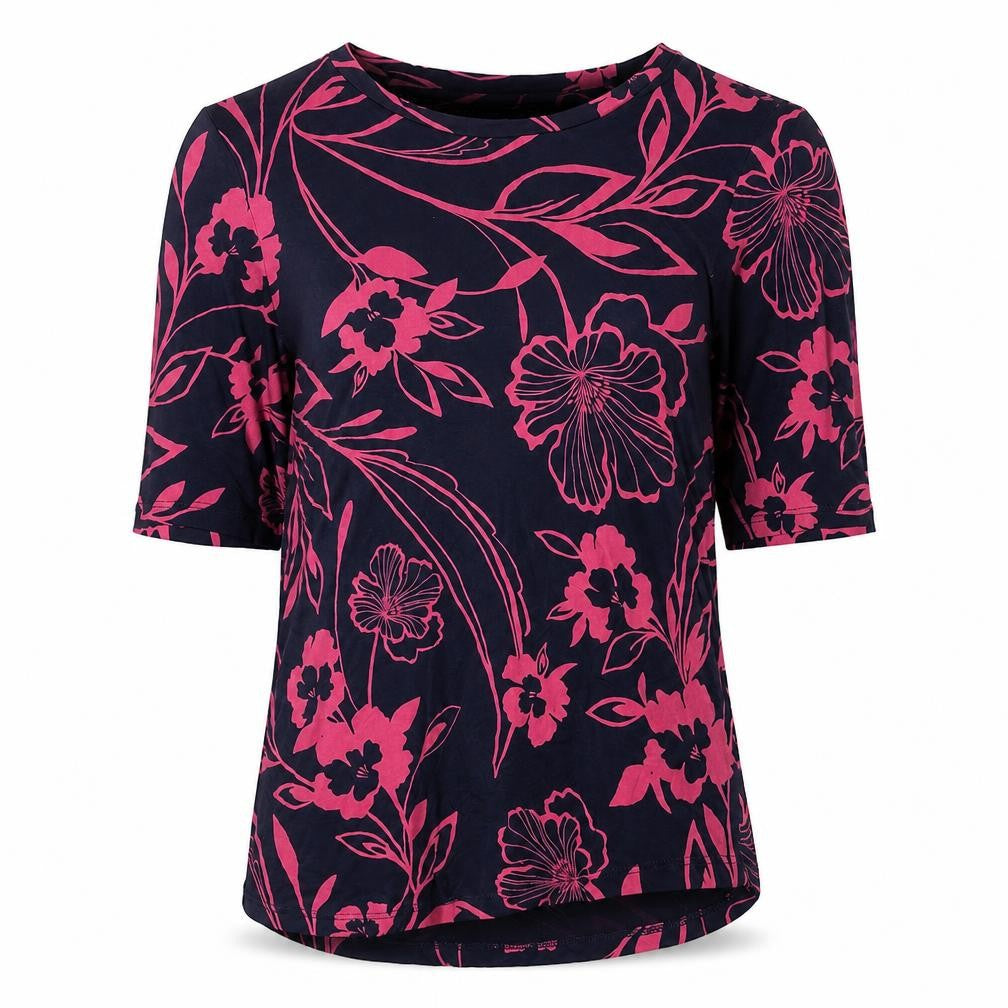Marks and Spencer Women’s Floral T-Shirt, Size 10, Multicoloured
