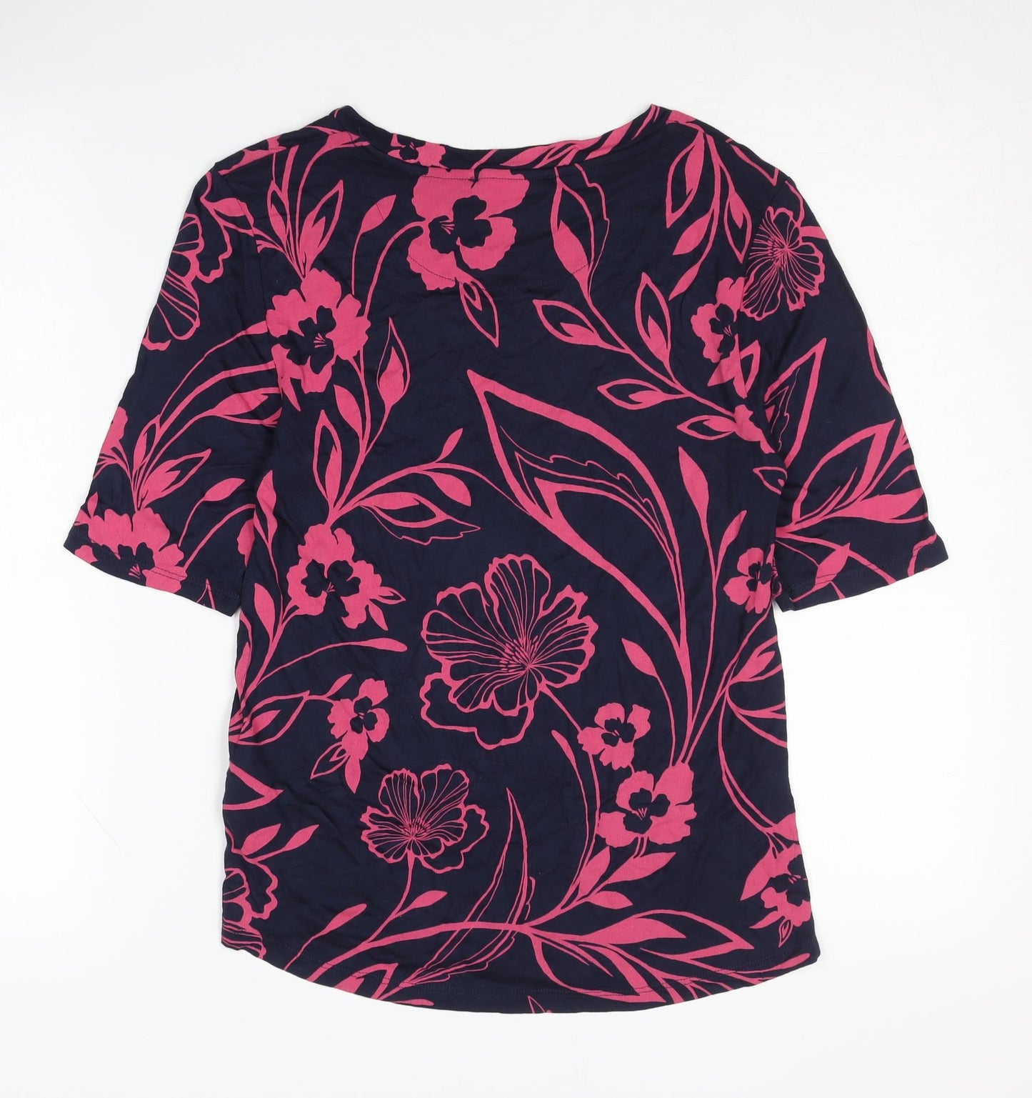 Marks and Spencer Women’s Floral T-Shirt, Size 10, Multicoloured