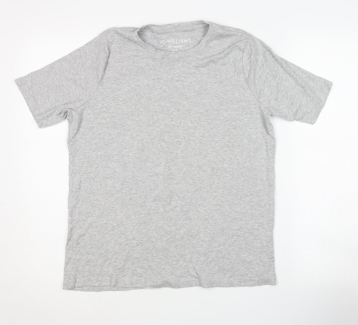 JD Williams Women's Grey Basic T-Shirt Size 16