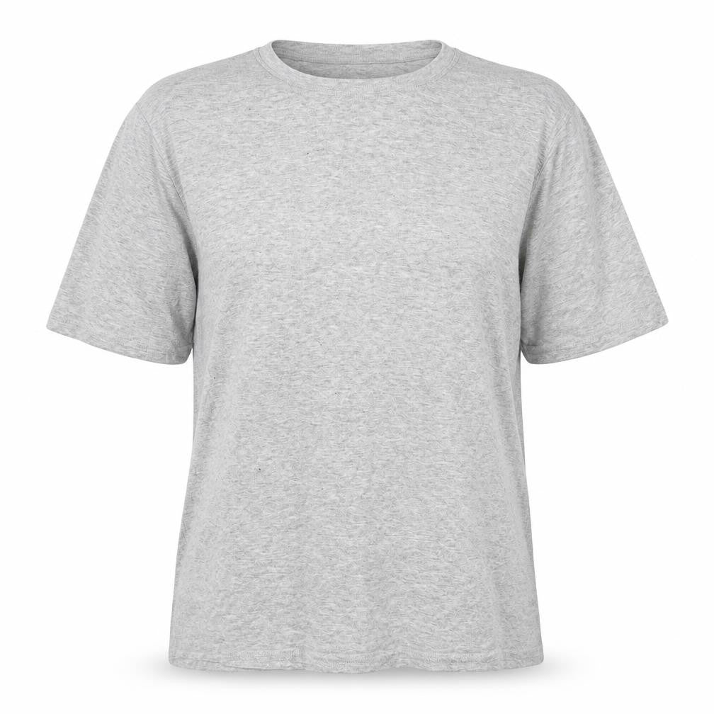 Front view of JD Williams Women's Grey Basic T-Shirt, size 16