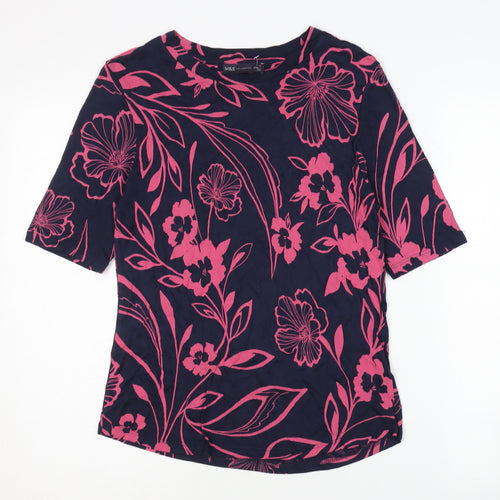 Marks and Spencer Women's Floral Top Multicoloured Size 10