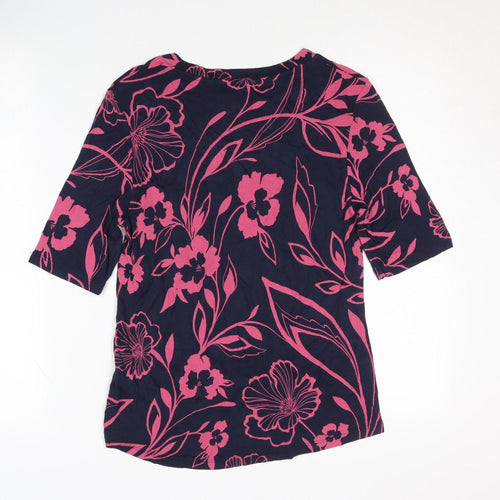 Marks and Spencer Women's Floral Top Multicoloured Size 10