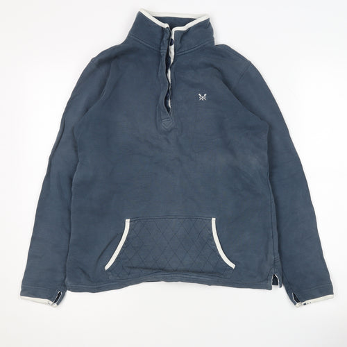 Crew Clothing Co Women's Blue Size 8 Sweatshirt