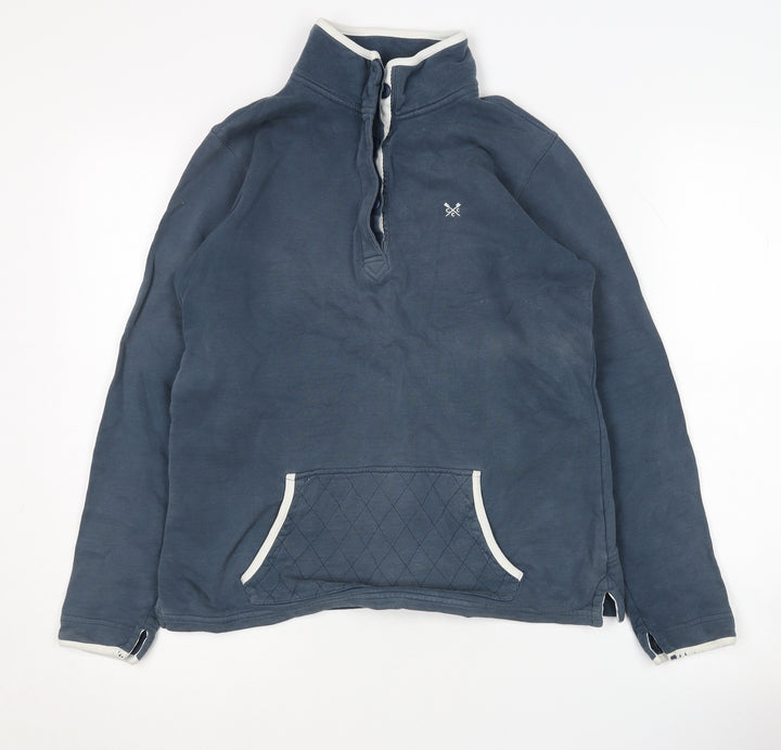 Crew Clothing Co Women's Blue Size 8 Sweatshirt