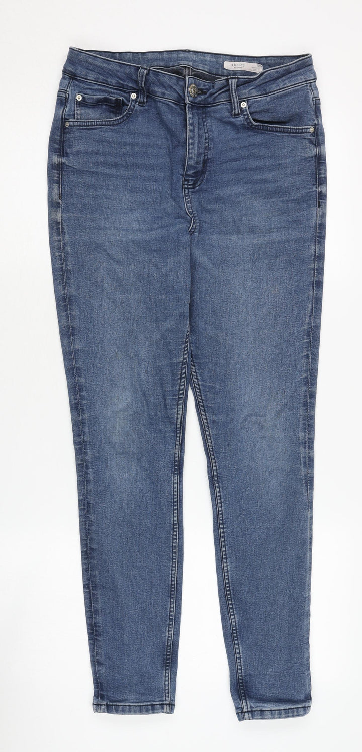 Marks and Spencer Women's Blue Skinny Jeans Size 12