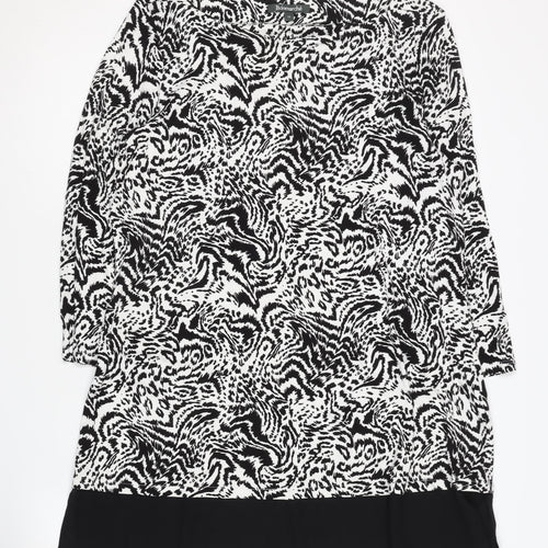 Bonmarché Women's Multicoloured Animal Print Dress Size 16