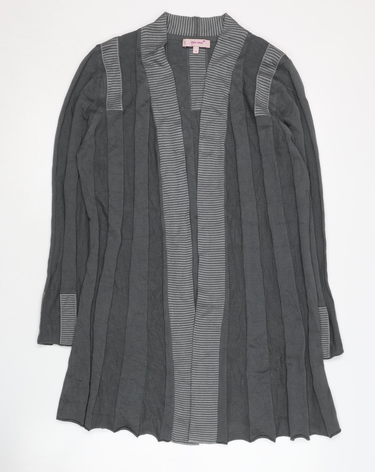 Marks and Spencer Women’s Grey Open Front Cardigan Size 14