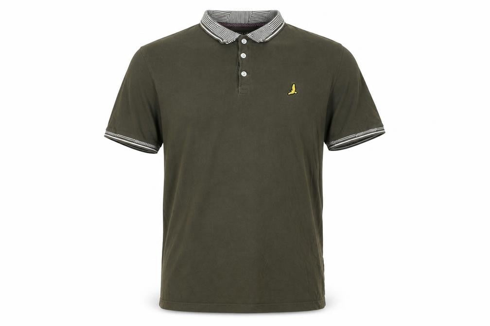 Brave Soul Men's Green XL Polo Shirt