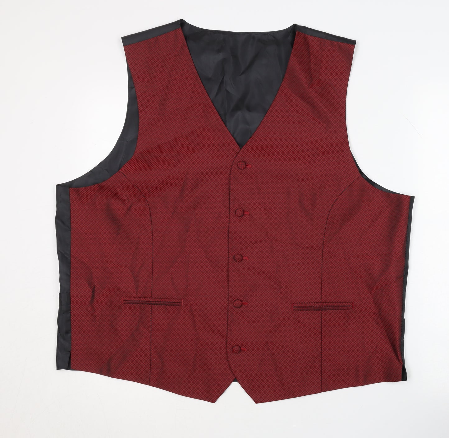 Marks and Spencer Men's Red Waistcoat 2XL 47-49"