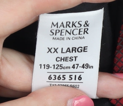 Marks and Spencer Men's Red Waistcoat 2XL 47-49"