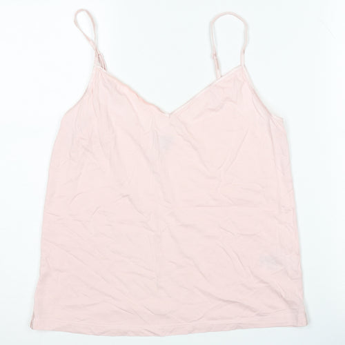 Jigsaw Women's Pink Camisole Tank V-Neck M