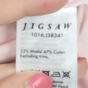 Jigsaw Women's Pink Camisole Tank V-Neck M
