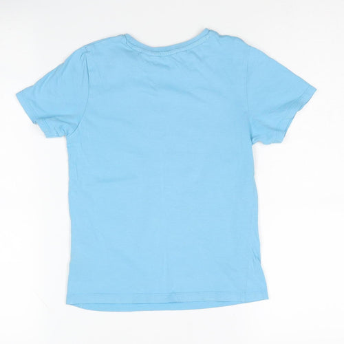 H&M Boys Blue Captain America T-Shirt 6-7 Years