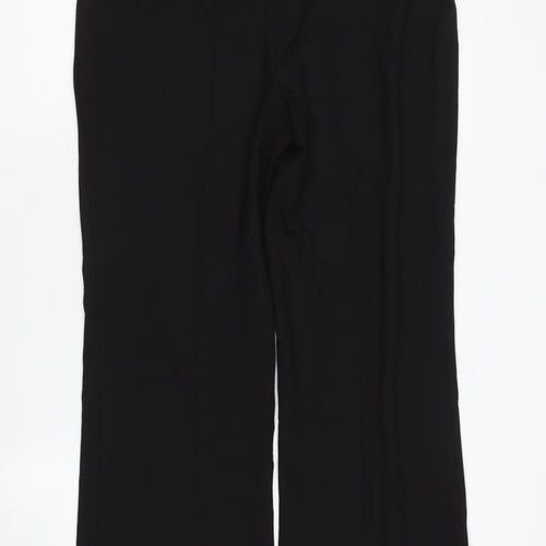 CC Women's Black Belted Trousers Size 12
