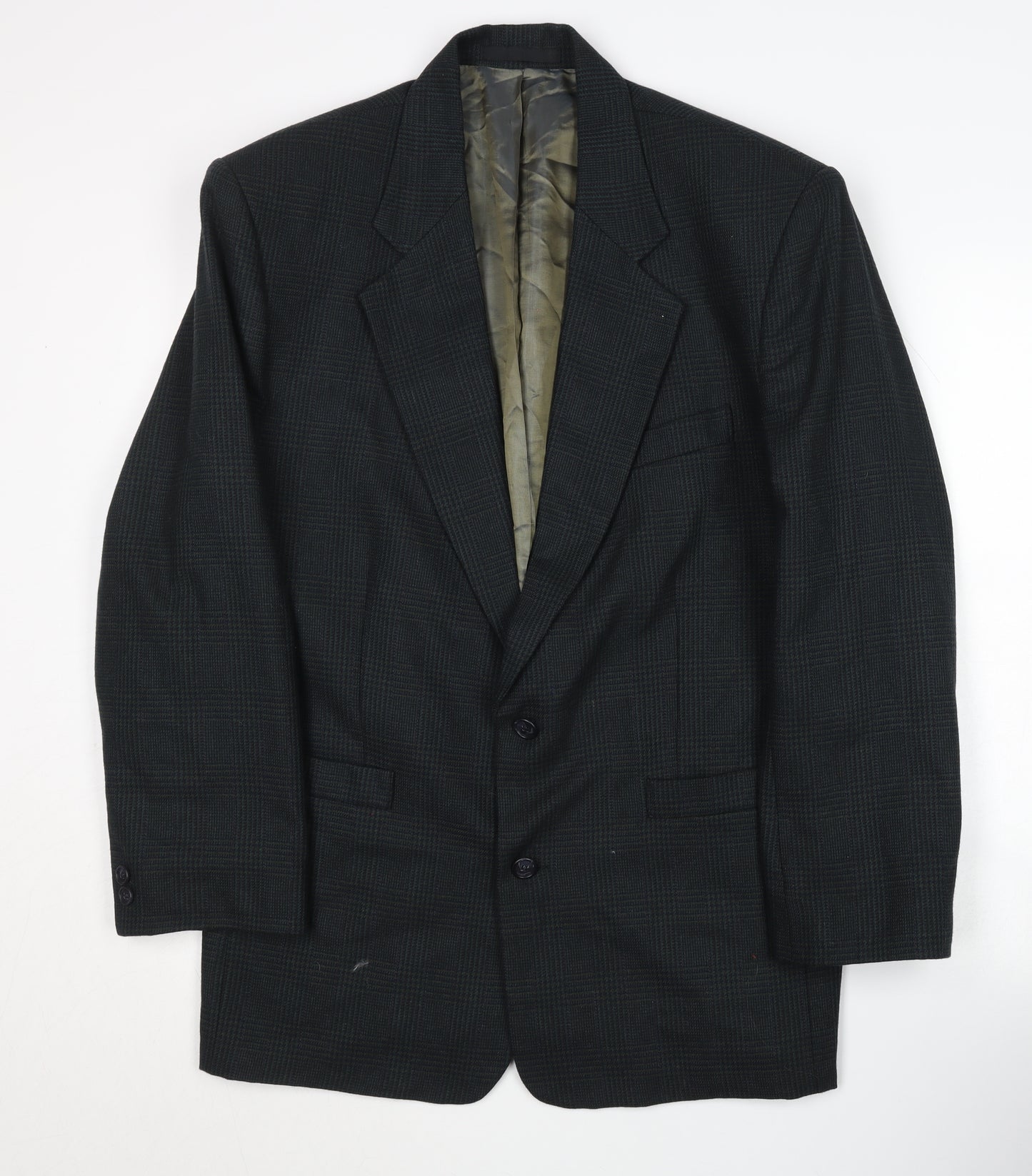 Willson Men's Grey Check Blazer Size 38, Formal Jacket