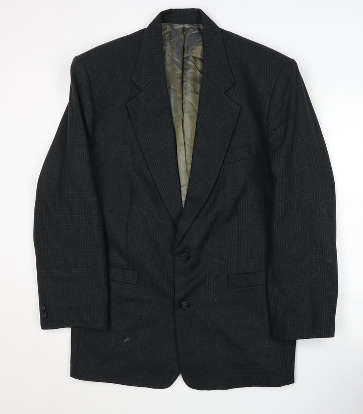 Willson Men's Grey Check Blazer Size 38, Formal Jacket