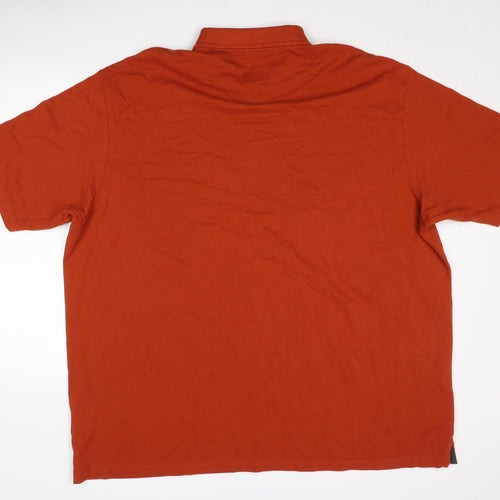 Cotton Traders Men's Orange 4XL Polo Shirt