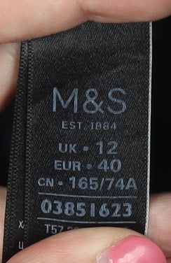 Marks and Spencer Women's Blue Chino Shorts Size 12